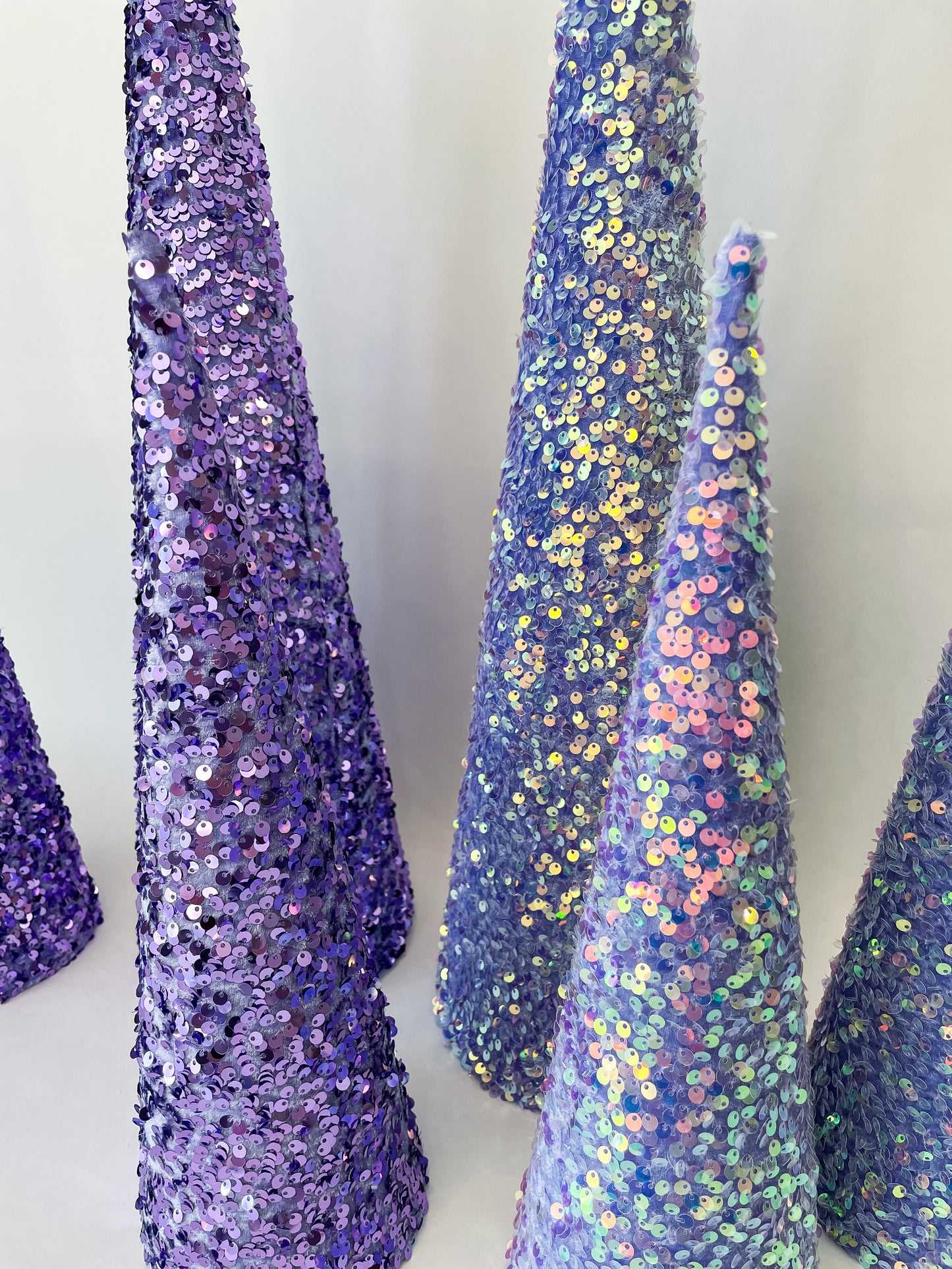 Assorted Spring Sequin Trees, Sold Individually