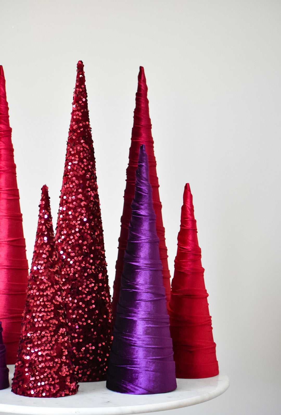 Burgundy and Purple Trees