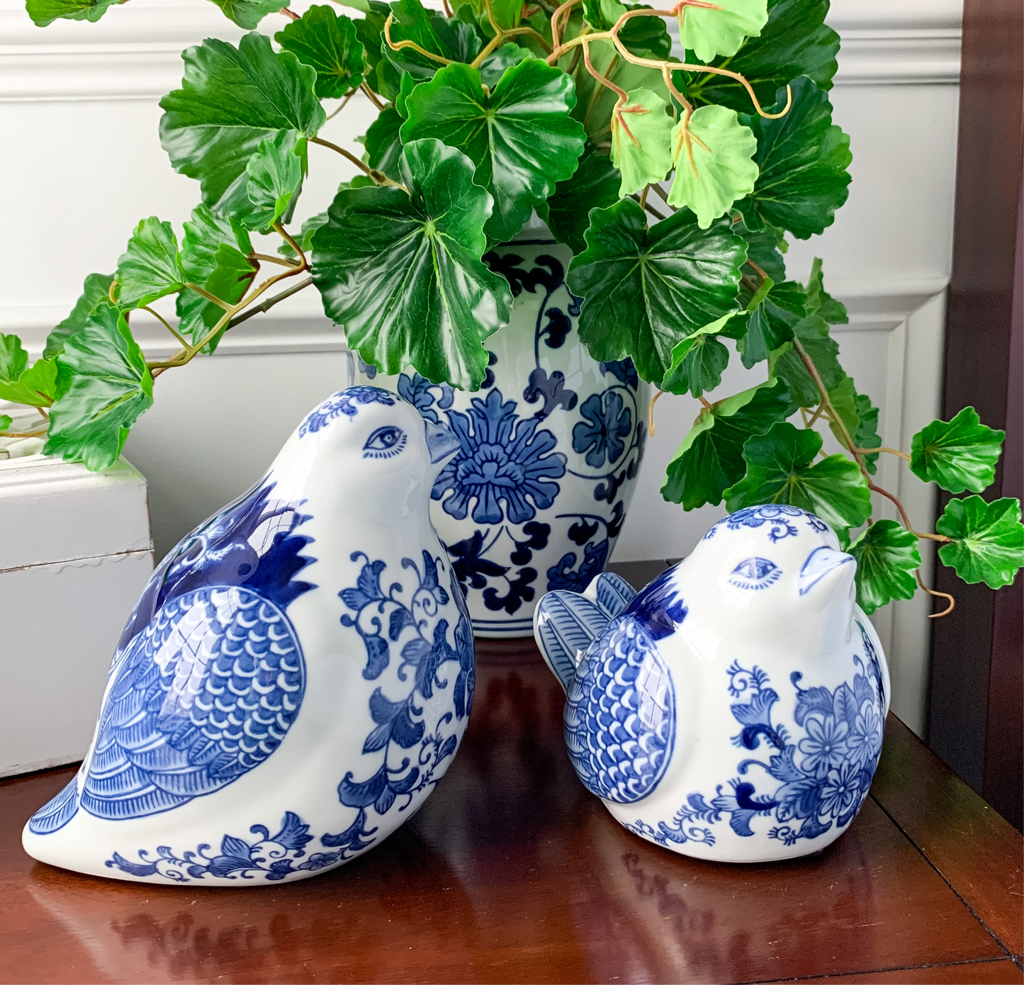 Chinoiserie Birds with Wing Detail