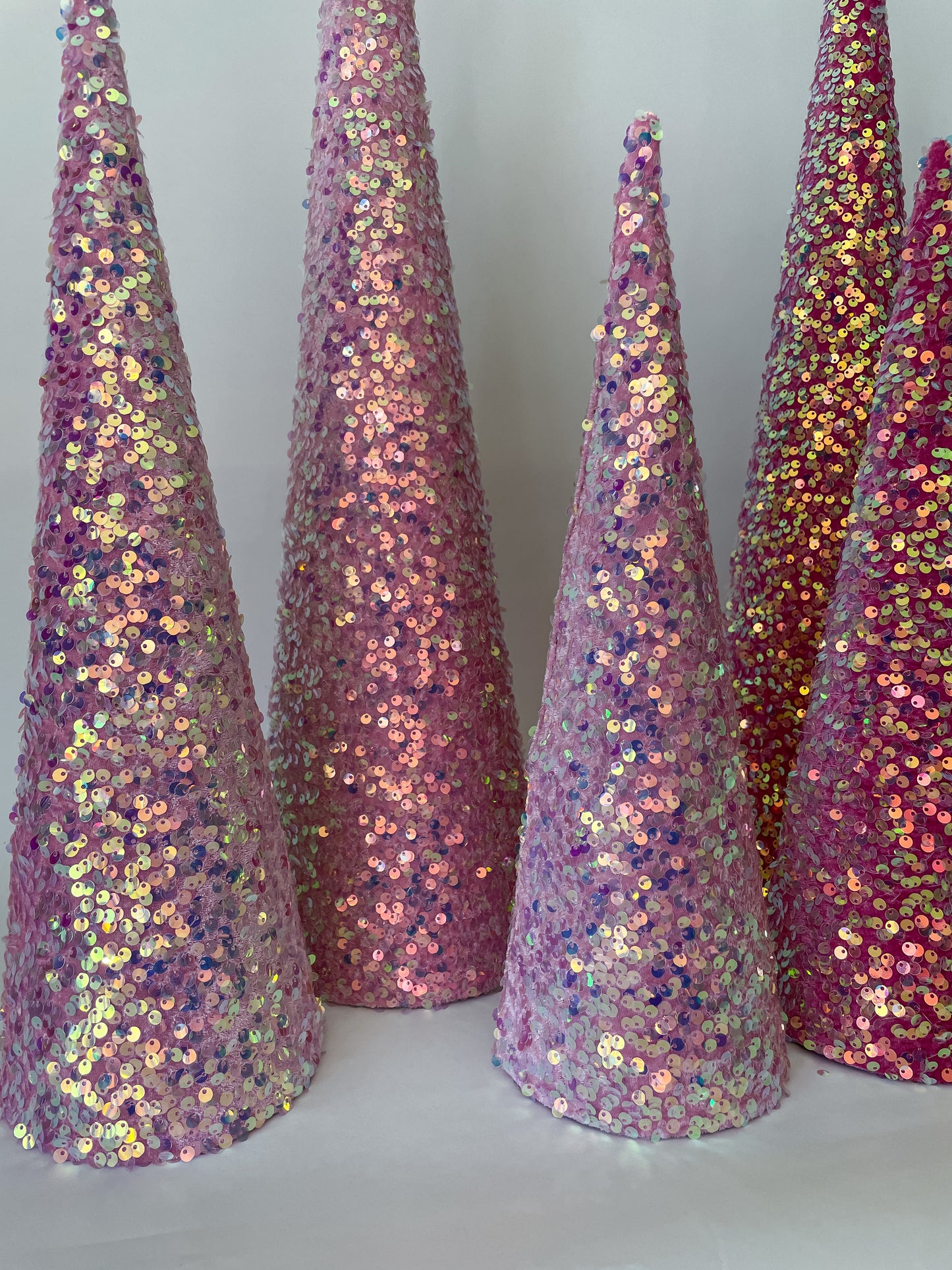 Assorted Spring Sequin Trees, Sold Individually