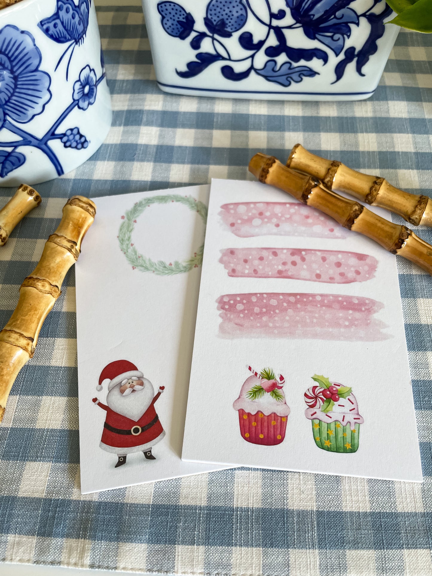 Set of 2 Notepads with Bamboo Pen
