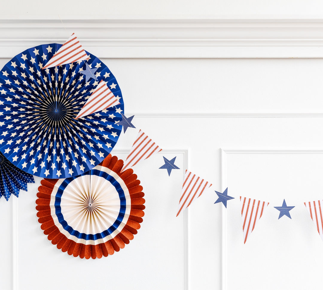 Stars and Stripes Party Fans