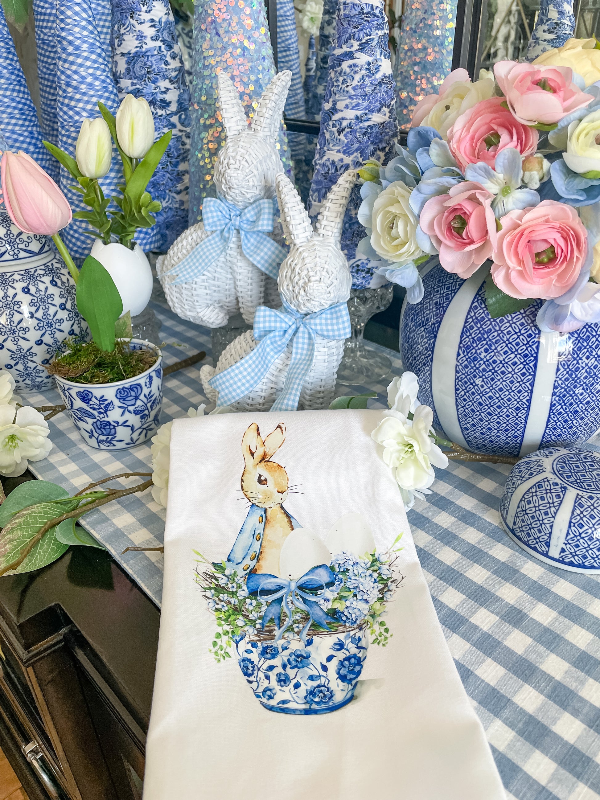peter rabbit plant pot Peter Rabbit With Chinoiserie Pot
