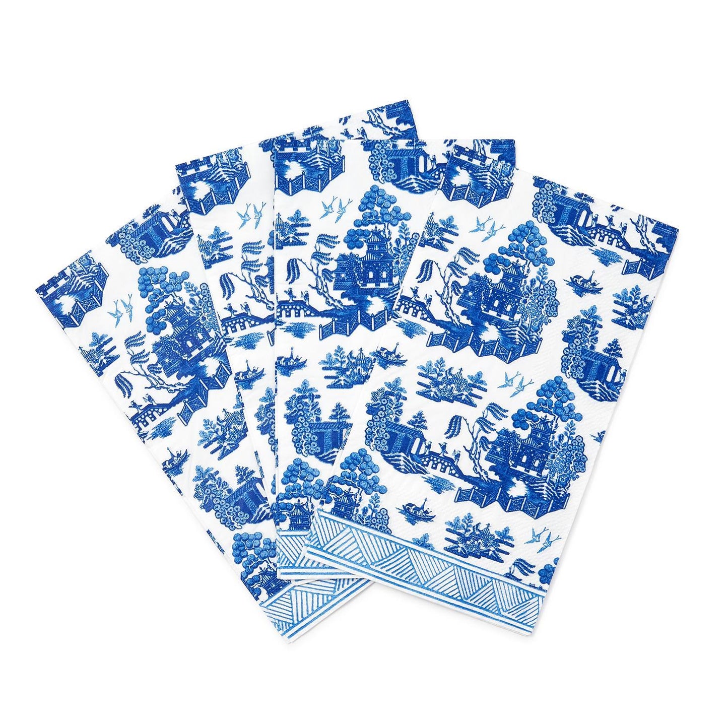 Blue Willow Paper Guest Towels