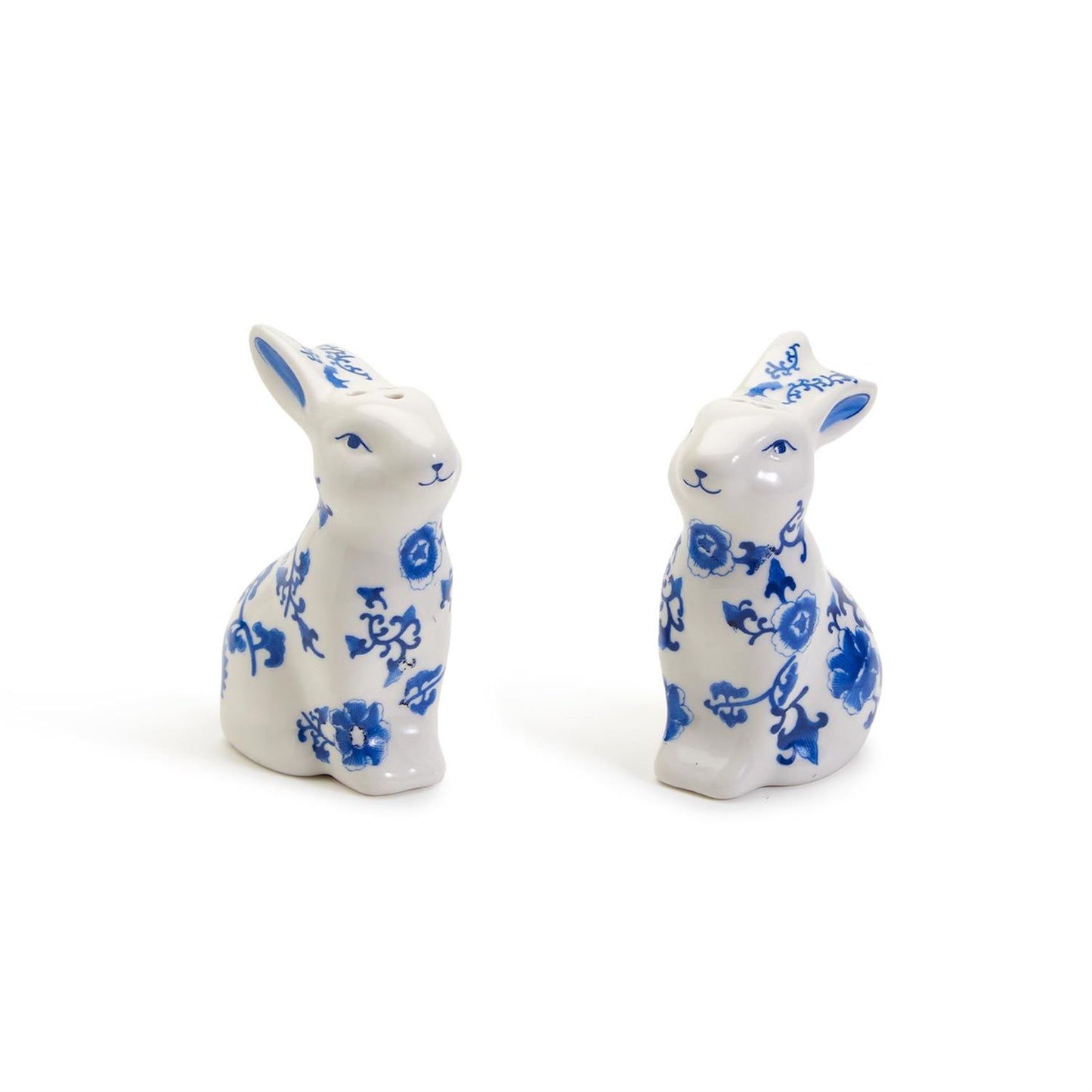 Blue and White Bunny Salt & Pepper Shaker