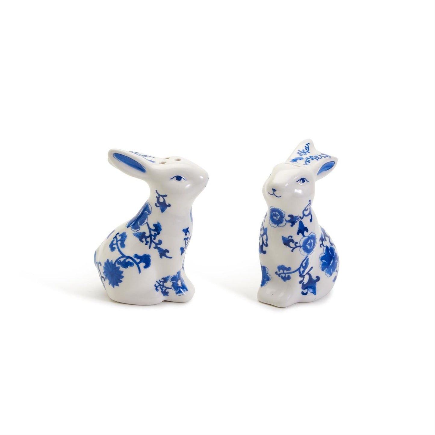 Blue and White Bunny Salt & Pepper Shaker