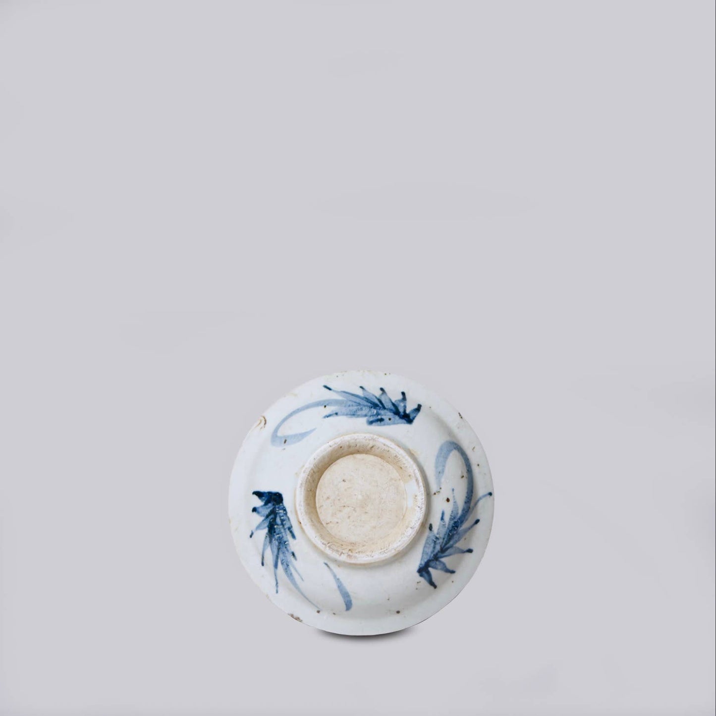 Small Blue and White Porcelain Noble Character Dish