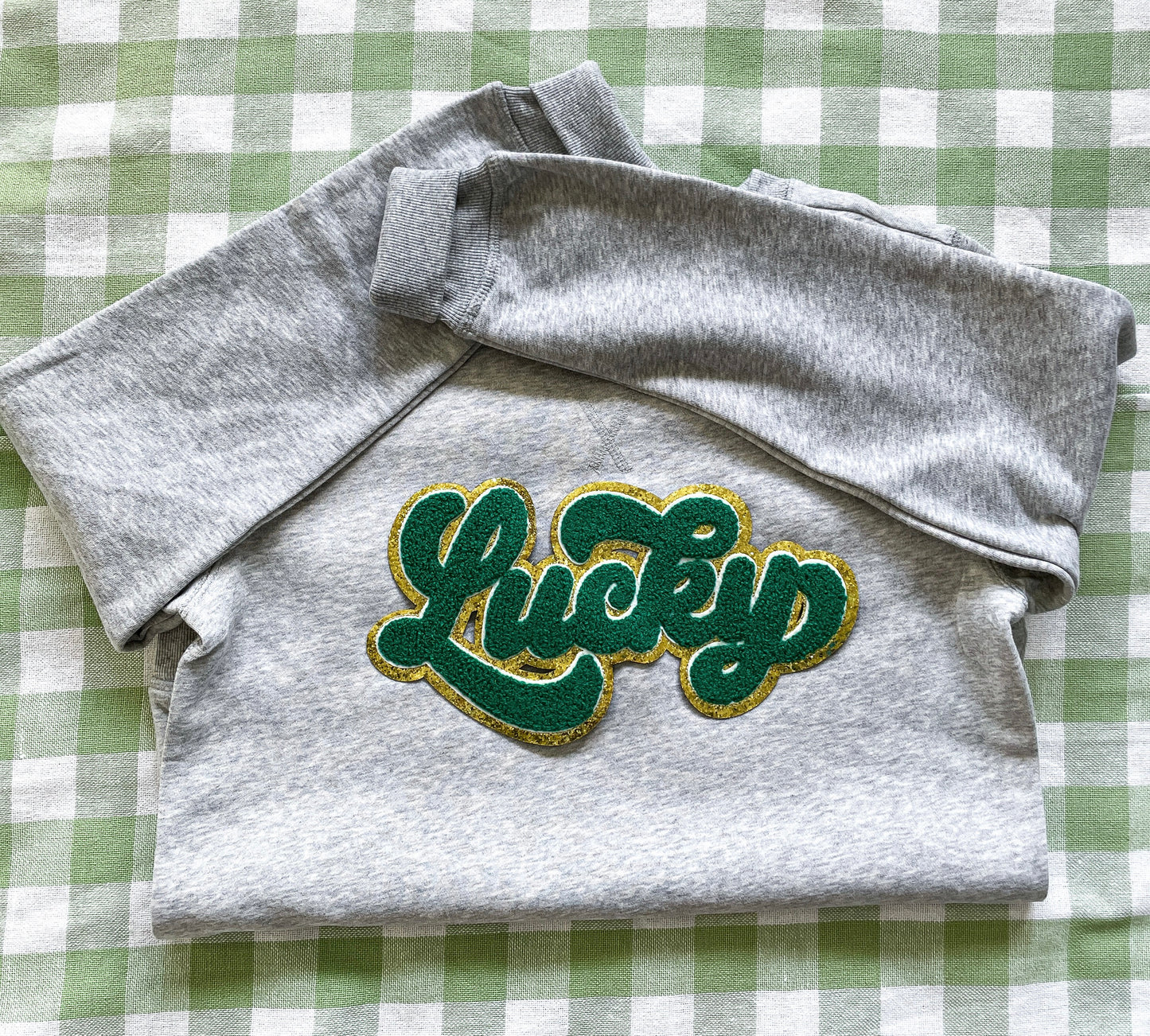 Lucky Patch Sweatshirt, 2 Styles Available