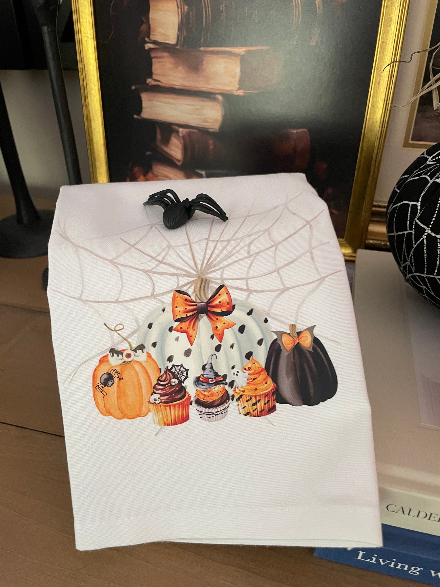 Halloween Cupcakes Kitchen Towel