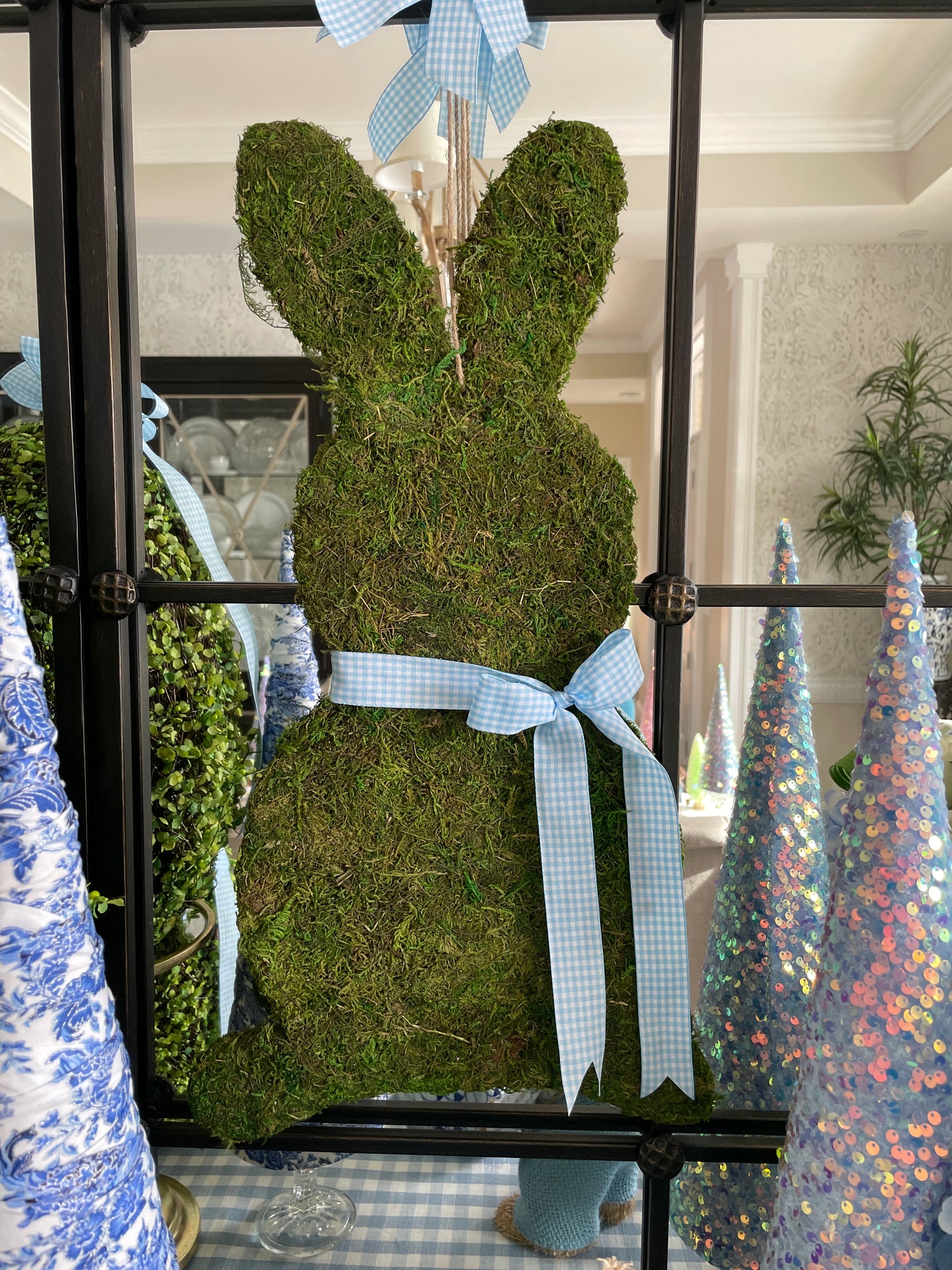 Moss Bunny Wreath