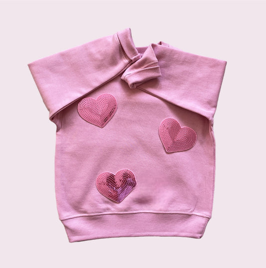 Sequin Heart Patch Toddler Shirt
