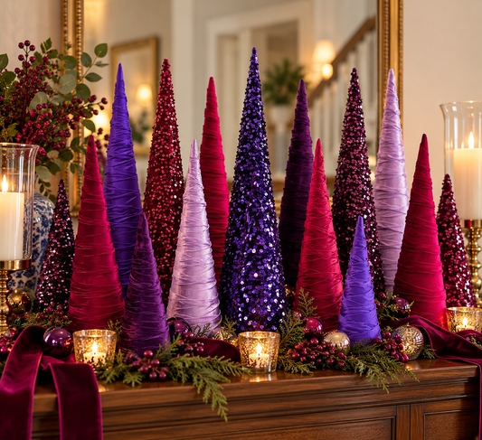 Burgundy and Purple Trees