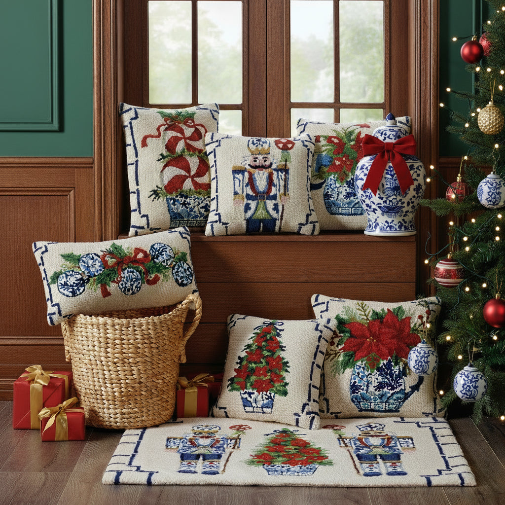 Chinoiserie Candy Hook Pillow