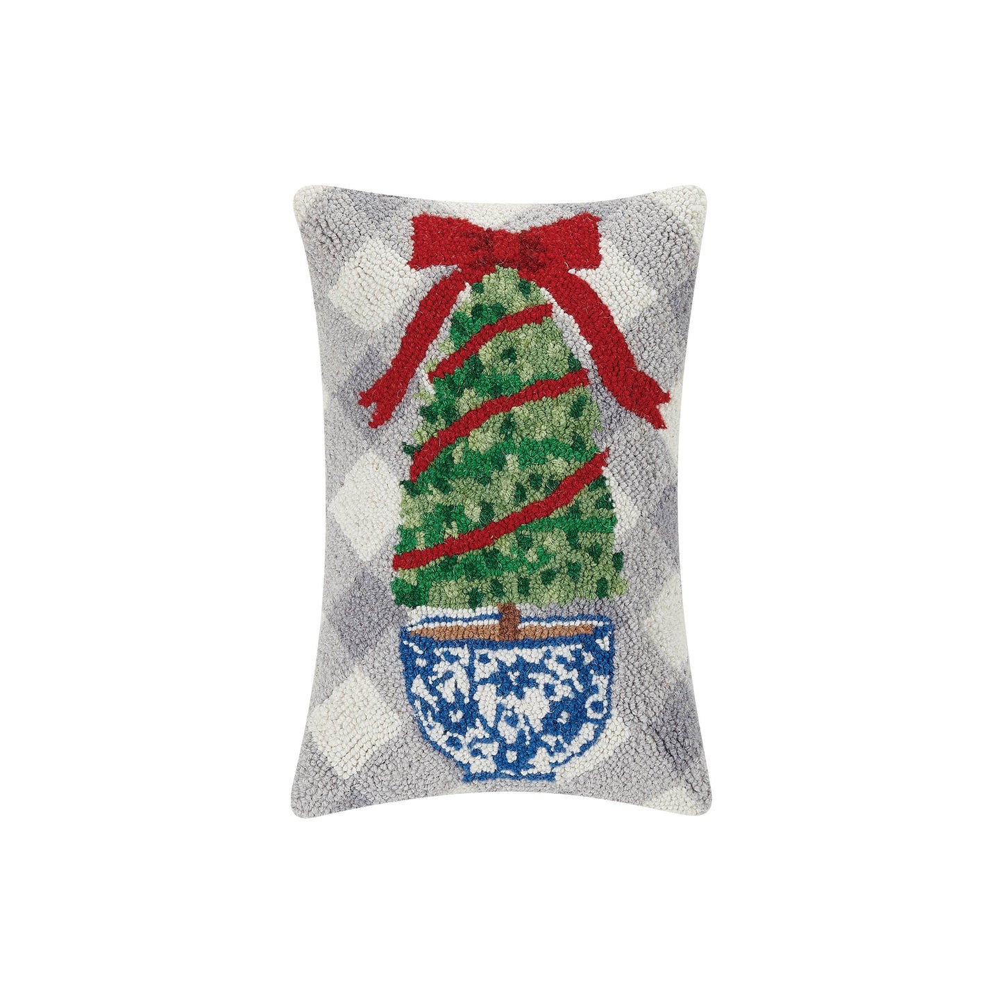 Holiday Topiary Hook Pillow