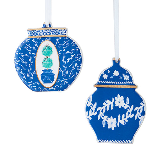 Ginger Jar Cut Out Ornaments 3"