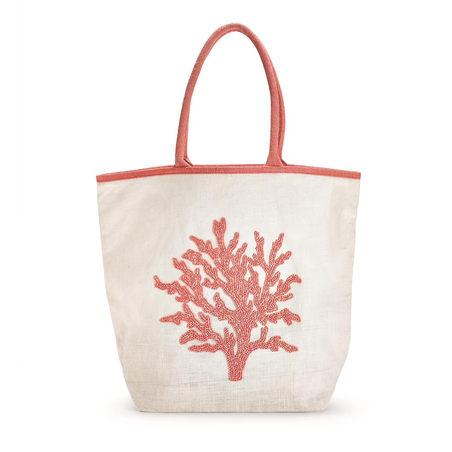 Coral on sale beach bag