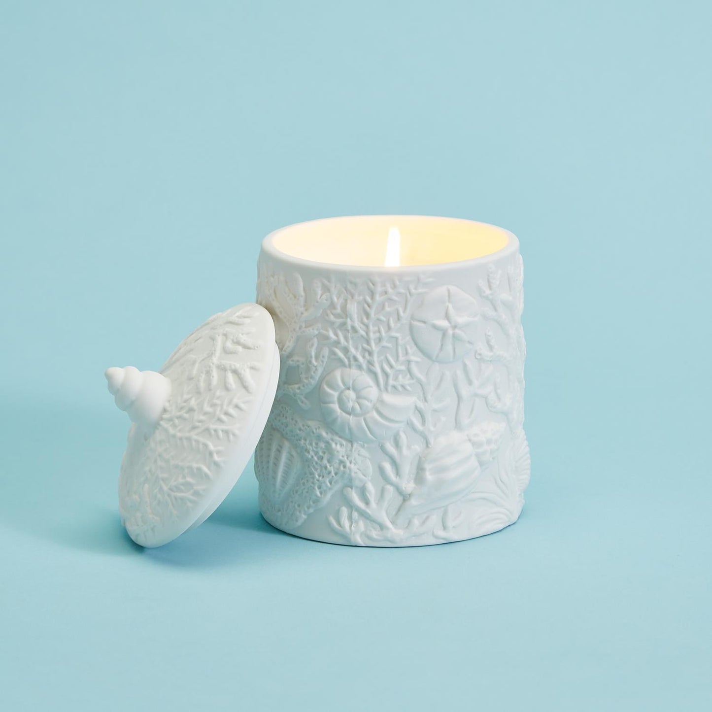 Shell and Coral Reef Candle