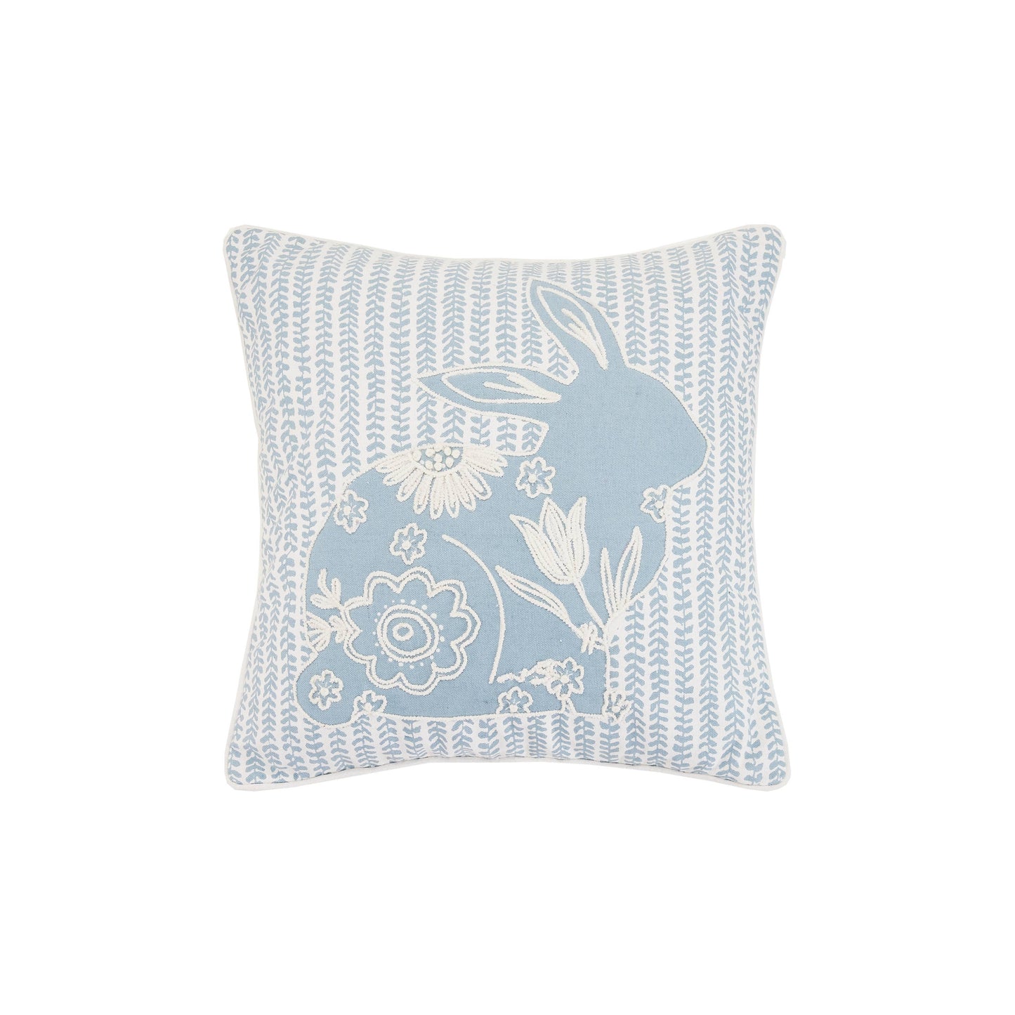 Porcelain Bunny Pillow