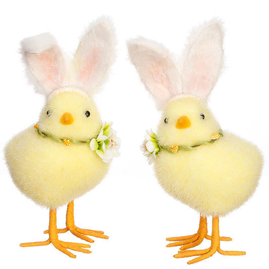 Chicks with Rabbit Ears, Set of 2