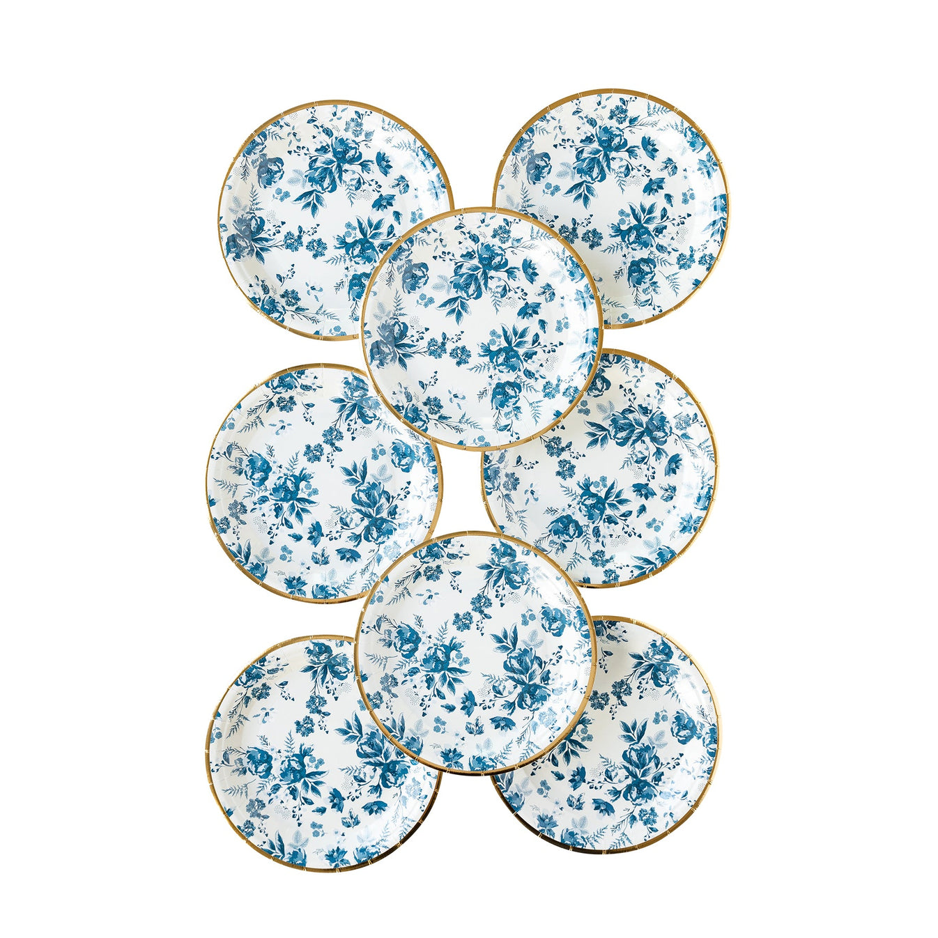 Hamptons Navy Floral Paper Plate – The Permanent Garden