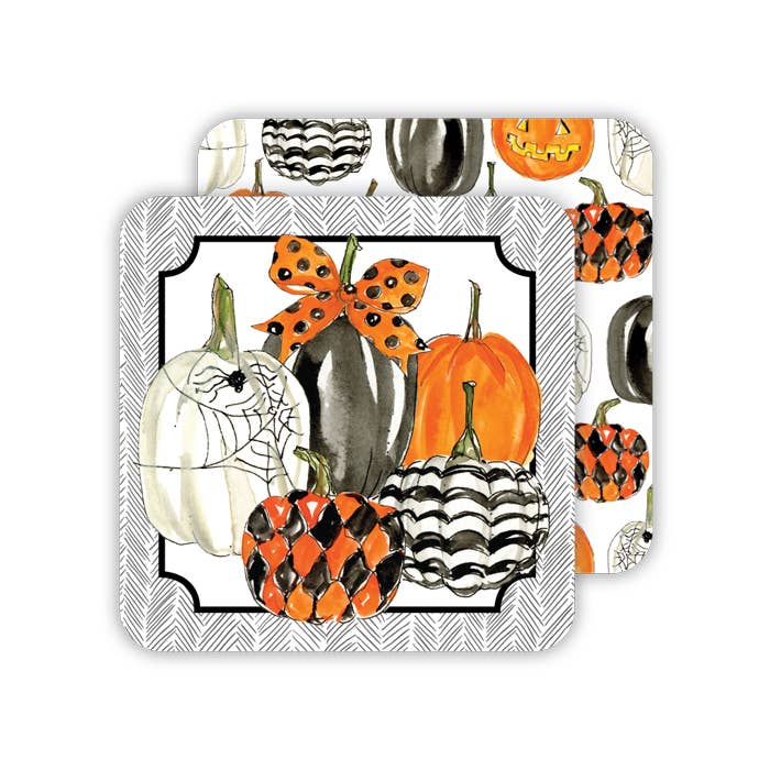 Pumpkin Assortment Paper Coaster