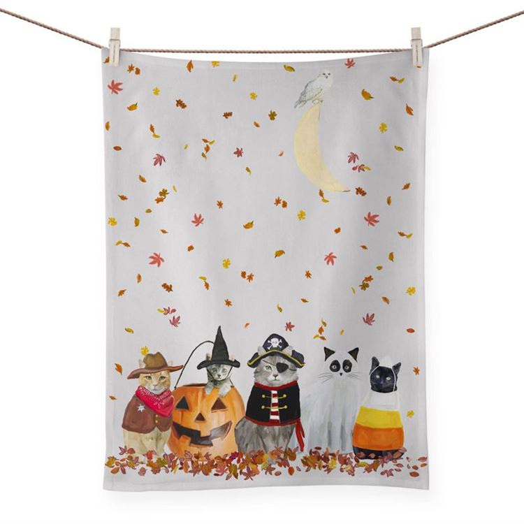 Halloween Kittens Towel