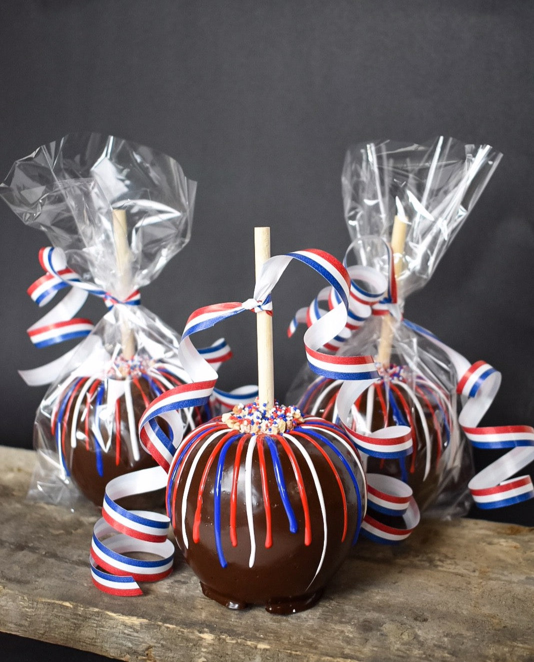 Permanent Patriotic Chocolate Apples