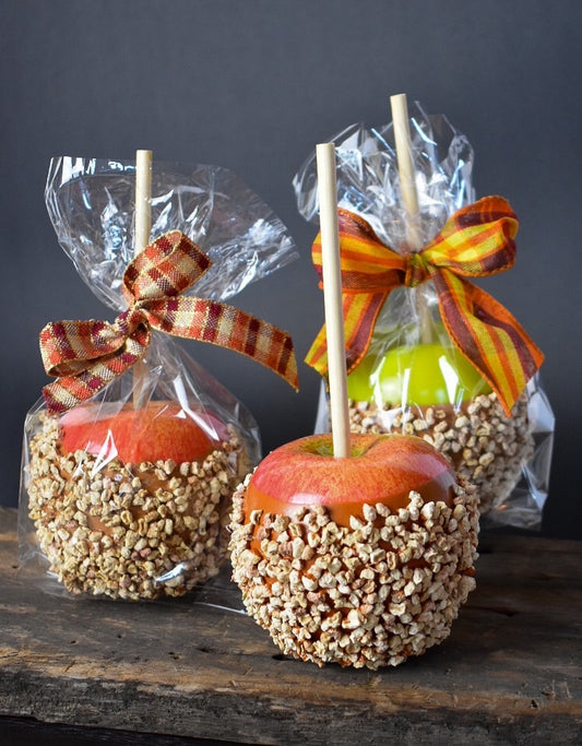 Permanent Caramel Apple with Nuts