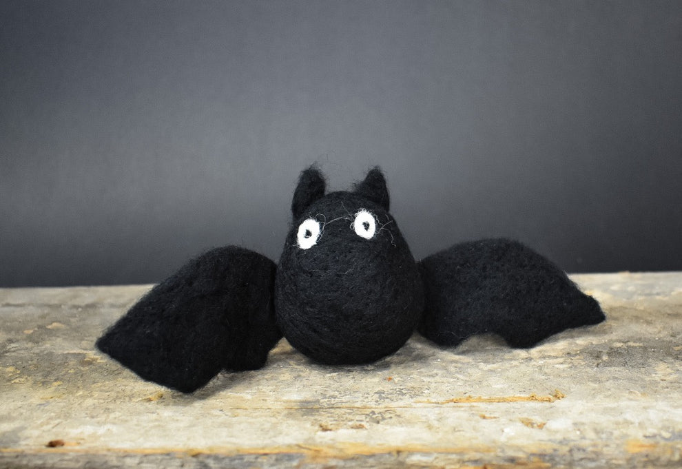 Wool Felted Bats – The Permanent Garden
