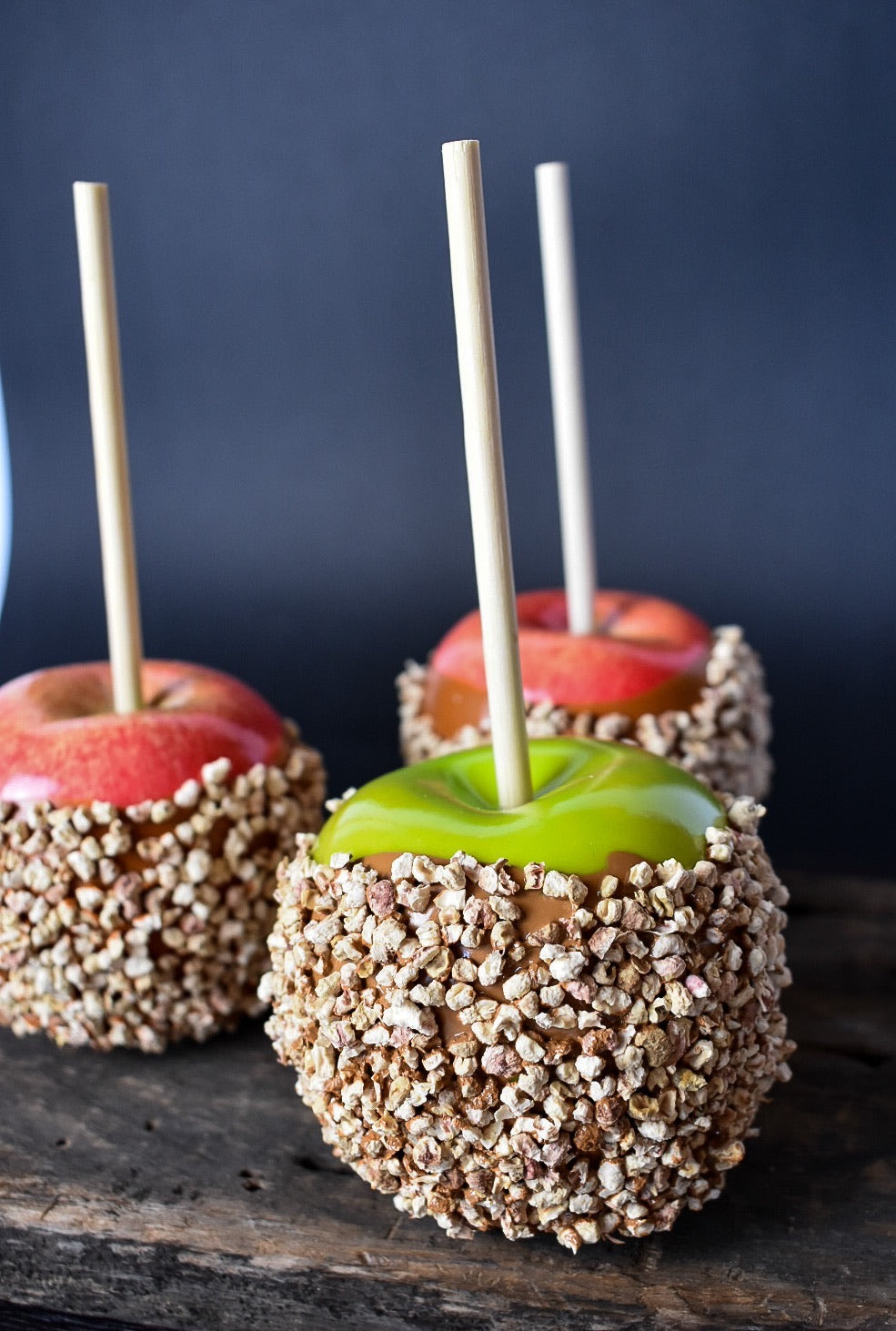 Permanent Caramel Apple with Nuts