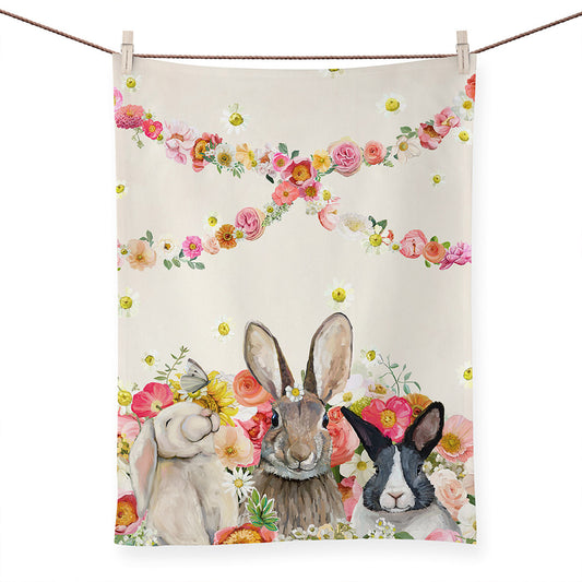Bunny Pals Tea Towel
